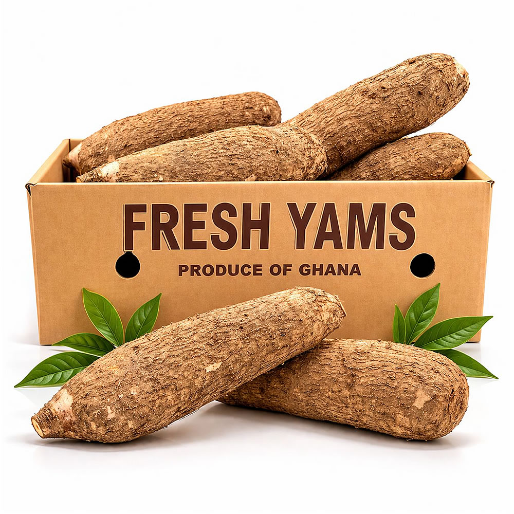 Fresh white yam 20kg